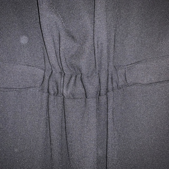 Scarlet Roos black faux wrap dress - Picture 5 of 5